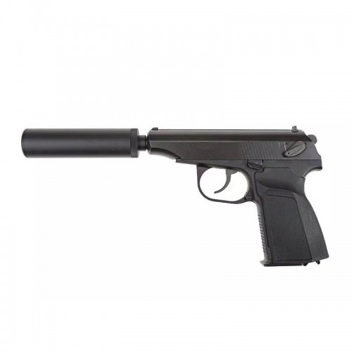 WE Makarov PM Assassins Kit (BK), This Soviet-era pistol first entered service in the 1950's, replacing the much loved Tokarev TT33